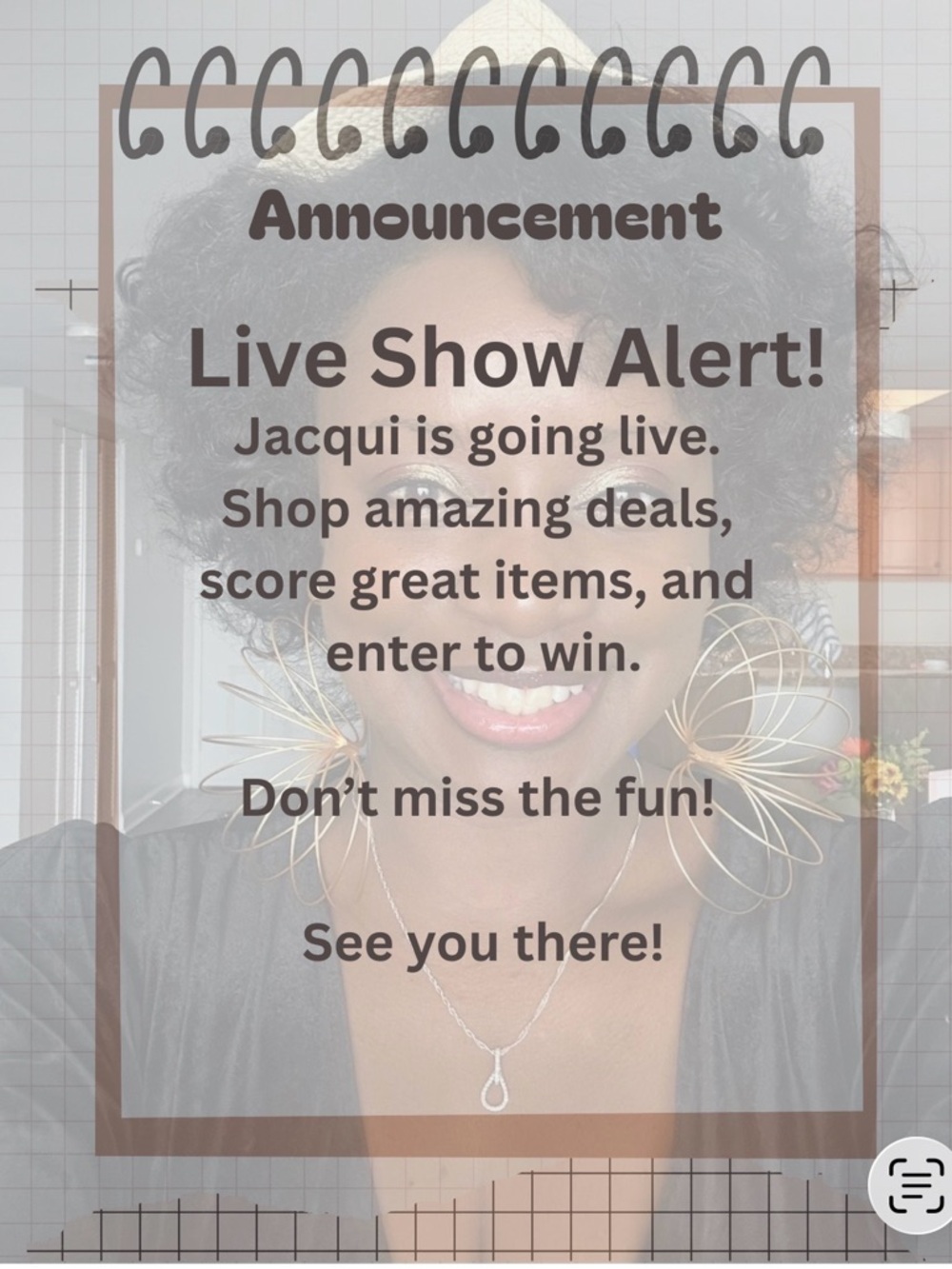 Jacqui is Live